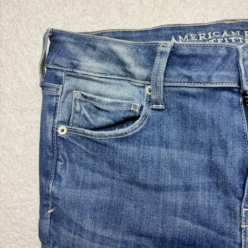 American Eagle Outfitters Skinny Super Super Stretch Jeans  Womens Size 10 Short